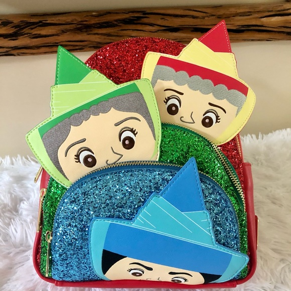 Loungefly Sleeping Beauty Godmothers Backpack main image 7